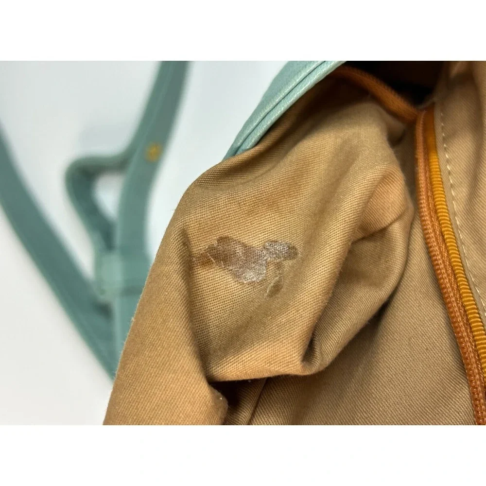 HOBO‎ Pale Green Pier Small Crossbody Leather Lightweight Spring Packable